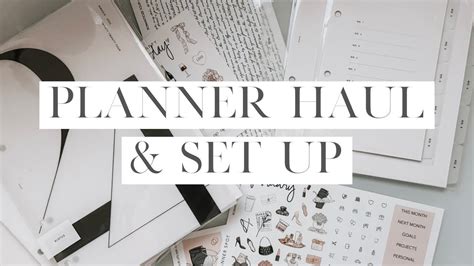 Planner Haul: 8LOTUS + The Planner Spot .